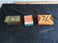 (3) Antique Containers