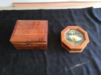 (2) Antique Jewelry Boxes