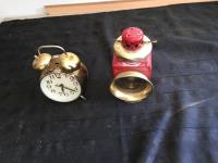 (2) Antique Alarm Clocks