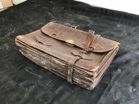 Leather Book Bag 