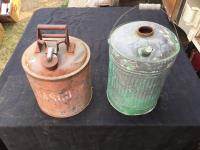 (2) Vintage Gas Cans