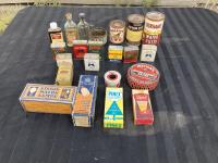 Qty of Boxes & Tins 