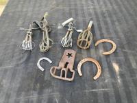 (3) Whisks & (3) Horse Shoes 