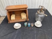 Butter Churn & Qty Kitchen Decorative Items 