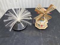 Fiber Optic Lamp & Windmill 