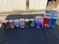 (8) Oil Cans 