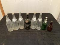 (8) Glass Bottles 
