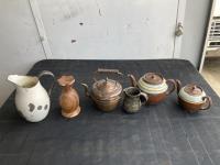 (3) Tea Pots & (2) Jugs 
