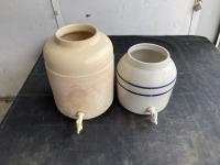(2) Ceramic Drink Dispensers 