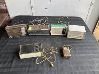 (6) Antique Radios 