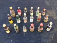 (18) Small Glass Bottles 