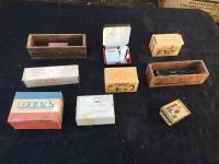 Ambassador Electric Shaver, (6) Boxes & (2) Small Wooden Boxes 