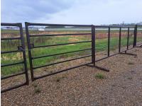 (2) 24 Ft Free Standing Panels with 8 Ft End Gate