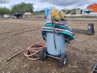 Industrial Sandblaster C/W Hoses and (2) Hoods and Hydrualic System to Run Auger