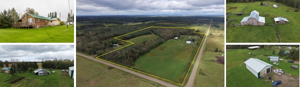 **SOLD** With Buy it Now Option Real Estate Auction - 65± Acre Farmland with Home, Shop & Outbuildings